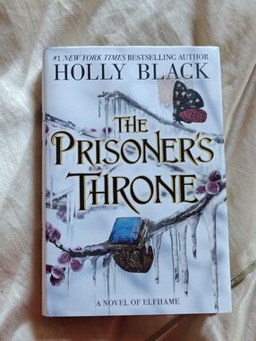 The Prisoner's Throne by Holly Black - White Cover with Gold Lettering
